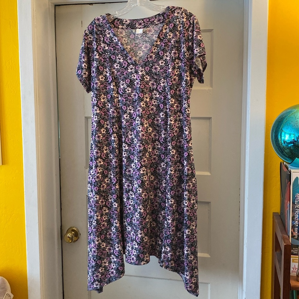Floral Purple Dress
